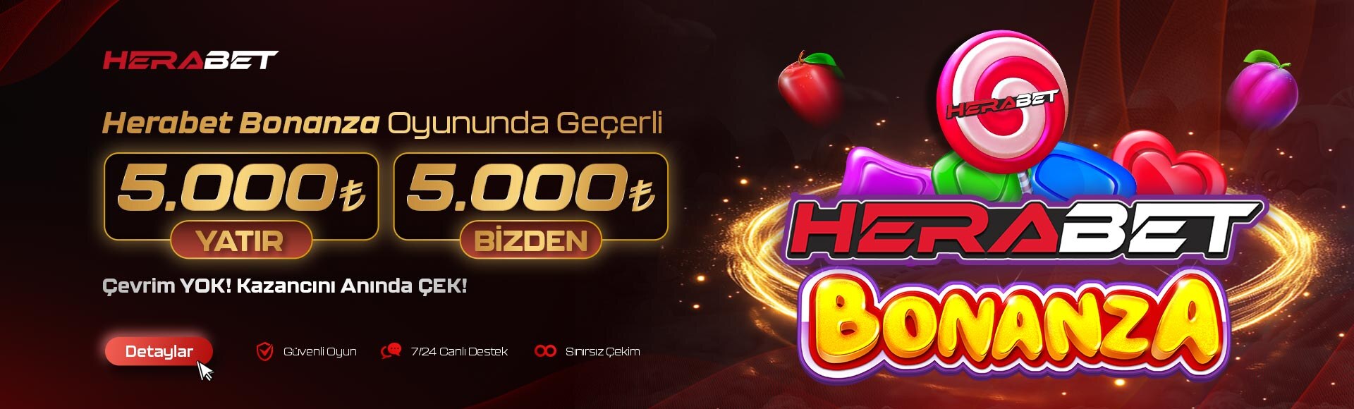 Herabet Bonanza casino kampanyası